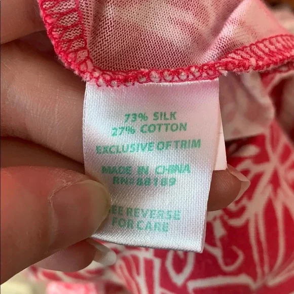 Lilly Pulitzer Pink and White Dress - Picture 8 of 9